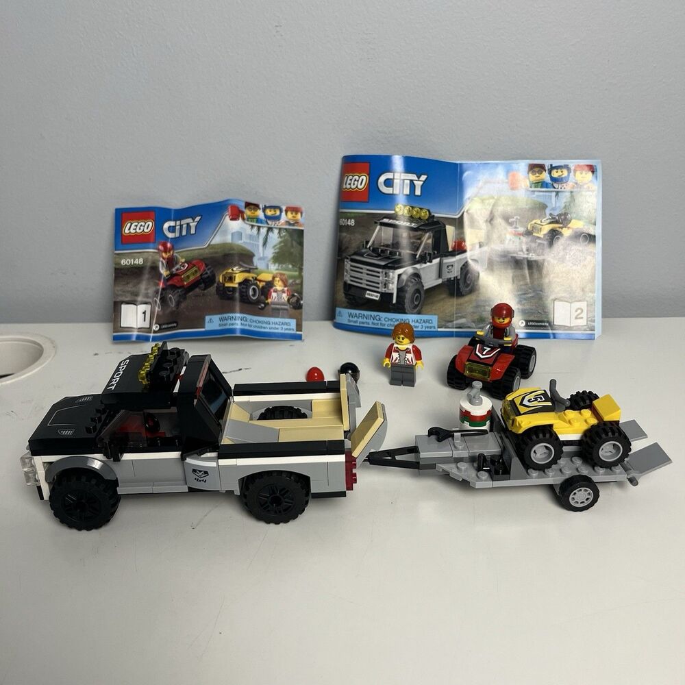 LEGO City ATV Race Team - 60148 - Complete And Fully Built - w/Minifigs & Manual